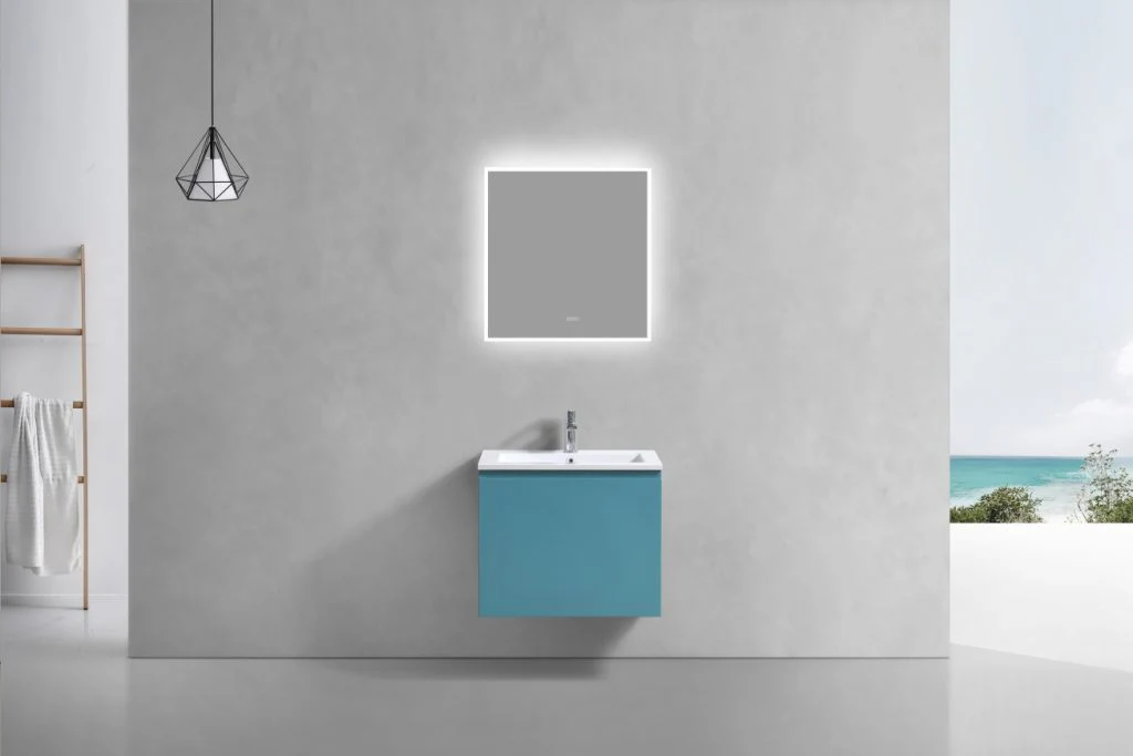 24″ Inch Balli Modern Bathroom Vanity In Teal Green Finish - Image 3