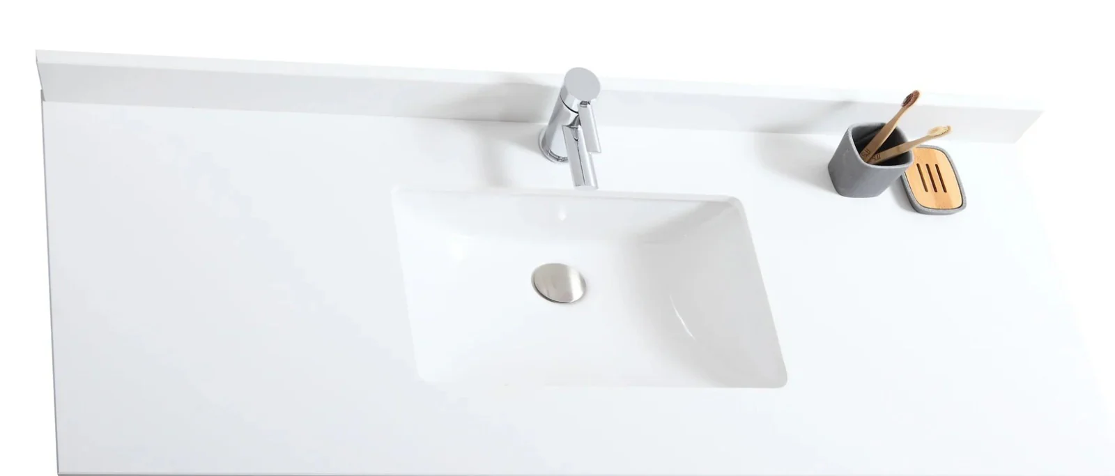 24" HDF Vanity With Quartz Top - Image 11