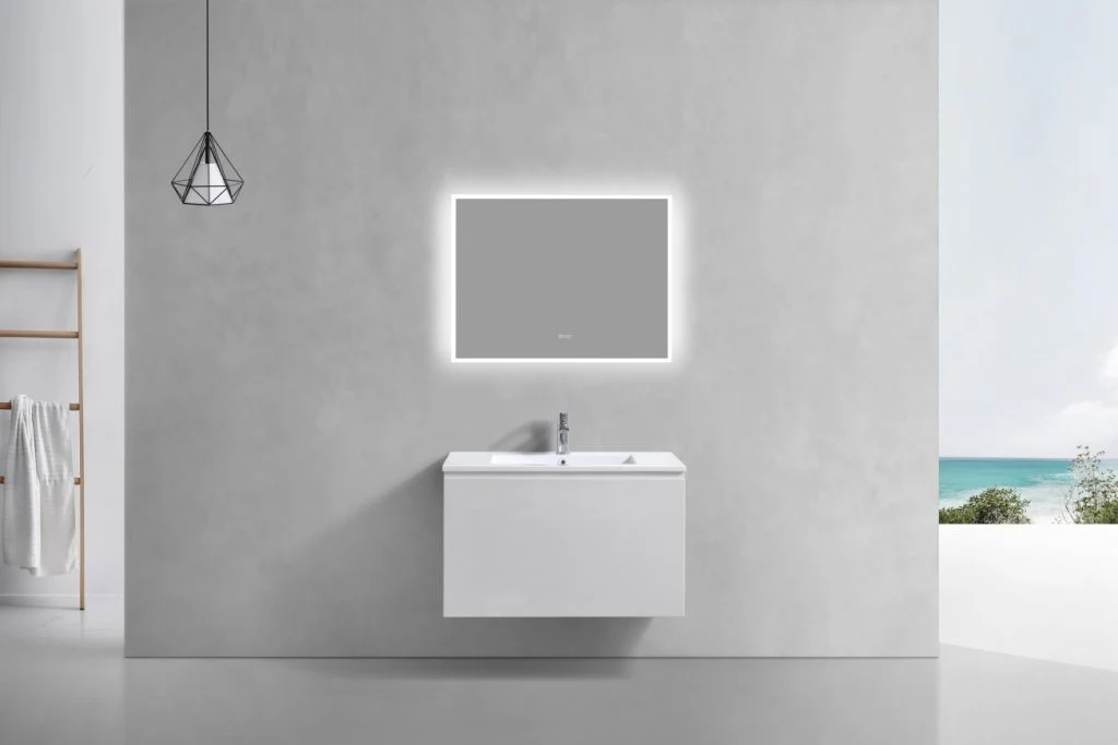 32″ Inch Balli Modern Bathroom Vanity In High Gloss White Finish - Image 3