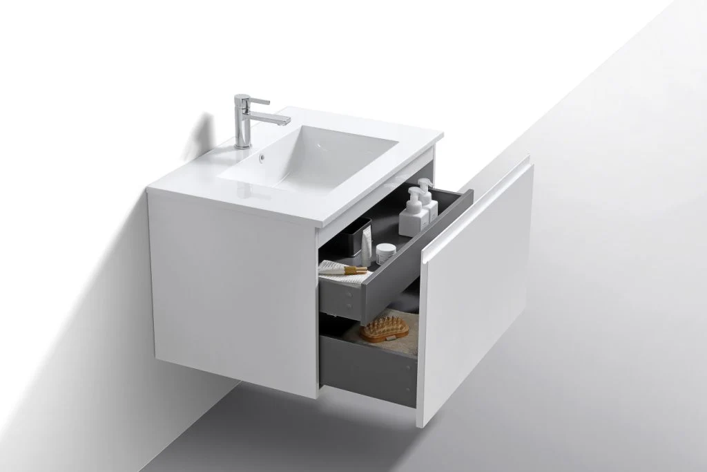 32″ Inch Balli Modern Bathroom Vanity In High Gloss White Finish - Image 5