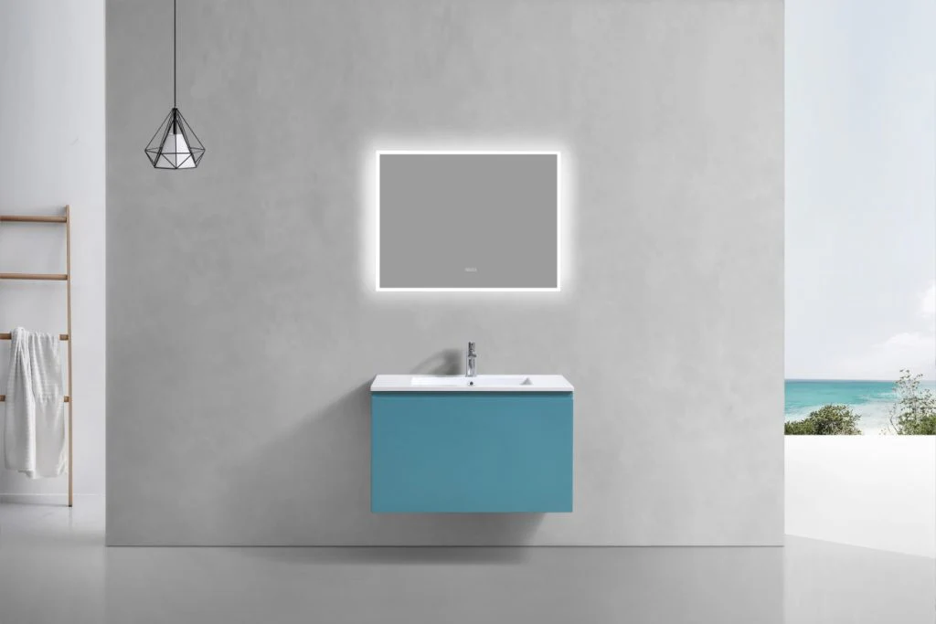 32″ Inch Balli Modern Bathroom Vanity In Teal Green Finish - Image 3