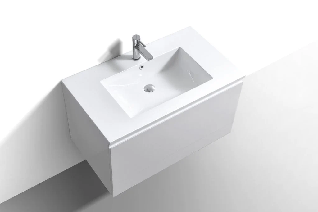 36″ Inch Balli Modern Bathroom Vanity In High Gloss White Finish - Image 4