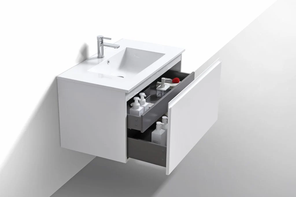 36″ Inch Balli Modern Bathroom Vanity In High Gloss White Finish - Image 5