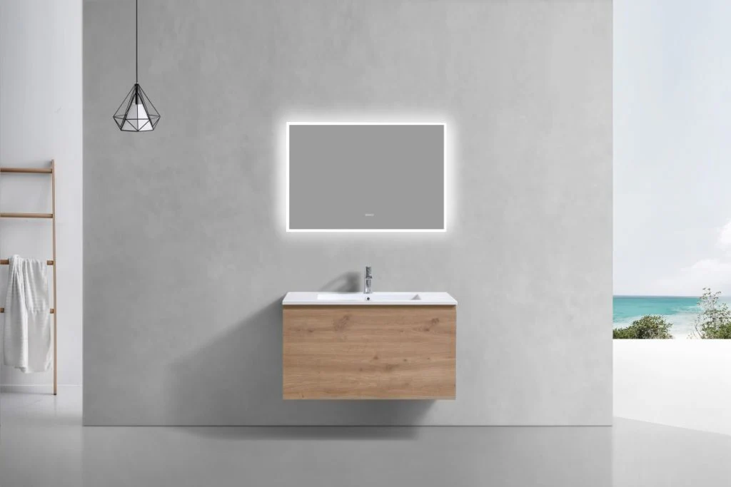 36″ Inch Balli Modern Bathroom Vanity In White Oak Finish - Image 3