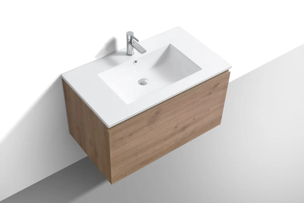 36″ Inch Balli Modern Bathroom Vanity In White Oak Finish - Image 4