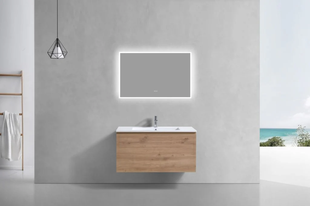 40″ Inch Balli Modern Bathroom Vanity In White Oak Finish - Image 3