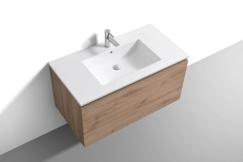 40″ Inch Balli Modern Bathroom Vanity In White Oak Finish - Image 4