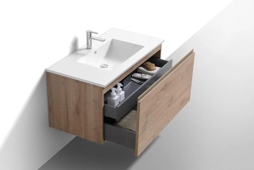 40″ Inch Balli Modern Bathroom Vanity In White Oak Finish - Image 5