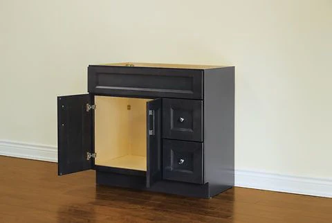 42″ Solid Wood Charcoal Shaker Style Vanity Dgs42 With Quartz Top - Image 4