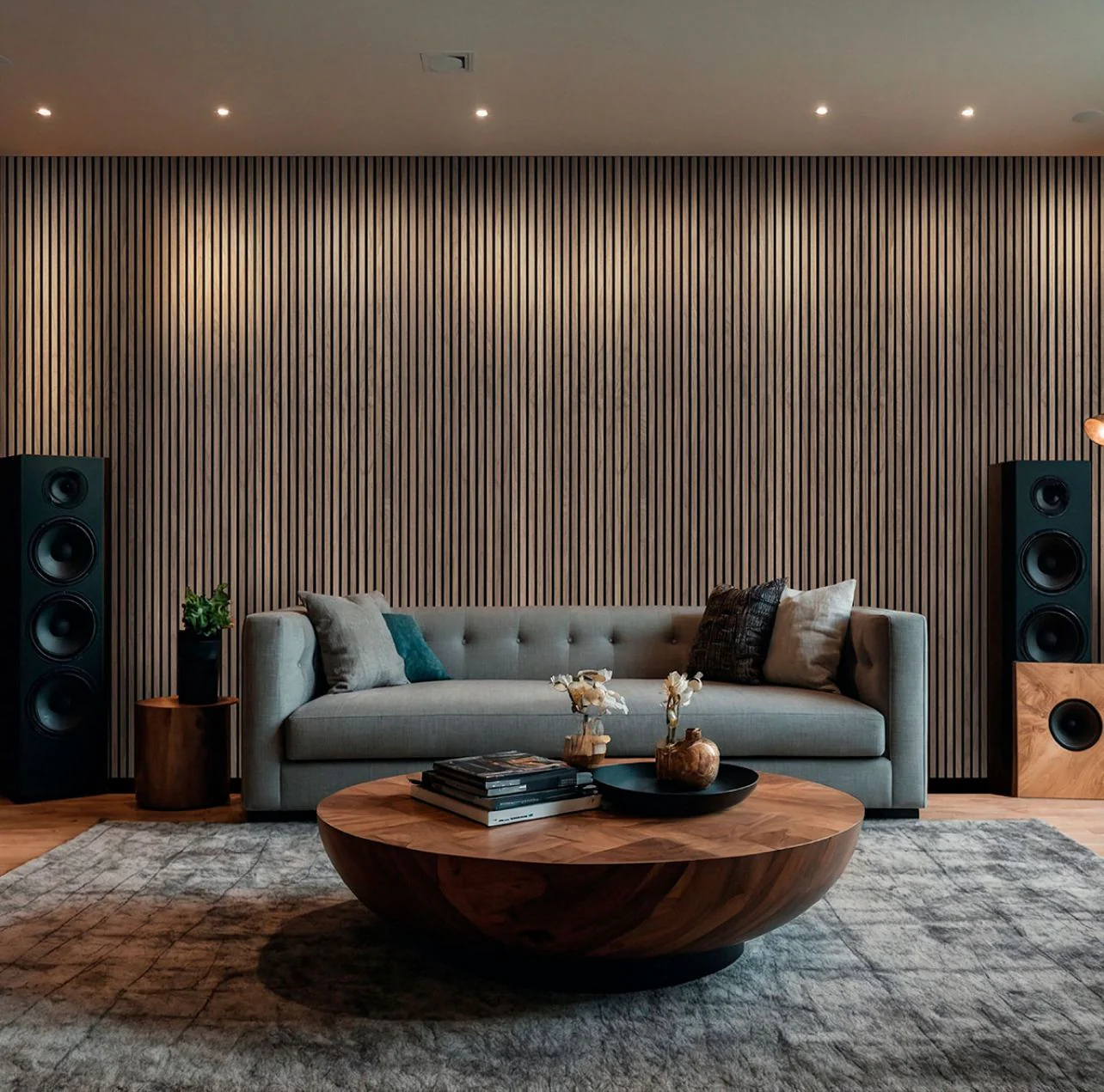 Acoustic Wood Slat Panelling Tawny 9.5"x94.5" (6.23sf/pc) $70/Pc - Image 4