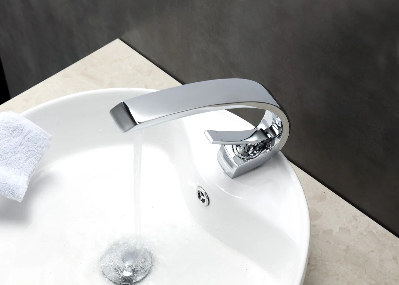 Kubebath Aqua Arcco Single Hole Mount Bathroom Vanity Faucet - Image 3