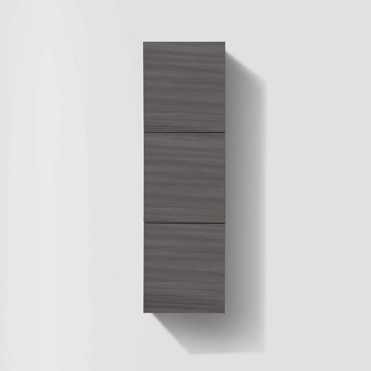 Bathroom Vulcan Ash Gray Linen Side Cabinet w/ 3 Large Storage Areas Bathroom Vulcan Ash Gray Linen Side Cabinet w/ 3 Large Storage Areas - Image 3