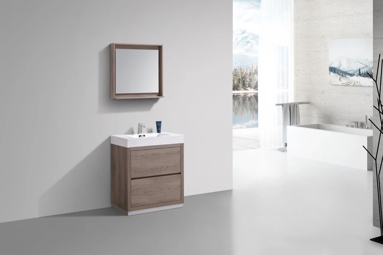 Bliss 30″ Inch Butternut Free Standing Modern Bathroom Vanity( ETA - JUNE ) - Image 3