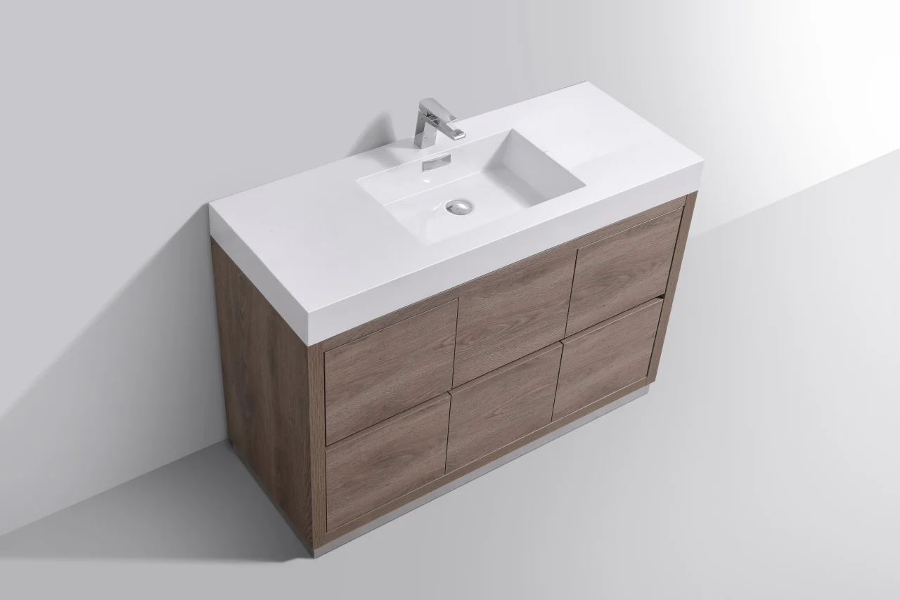 Bliss 48′′ Inch Butternut Free Standing Modern Bathroom Vanity ( ETA -JUNE ) - Image 5