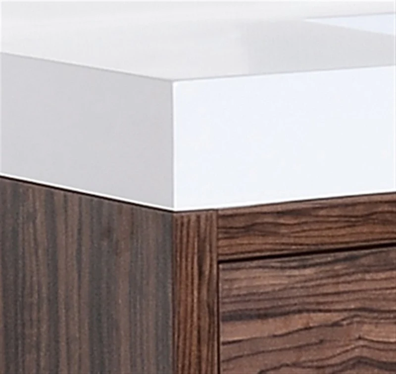 Bliss 48″ Inch Walnut Free Standing Modern Bathroom Vanity - Image 7