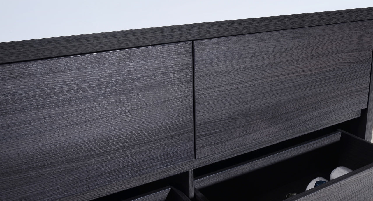 Bliss 60″ Inch Double Sink Gray Oak Free Standing Modern Bathroom Vanity - Image 7