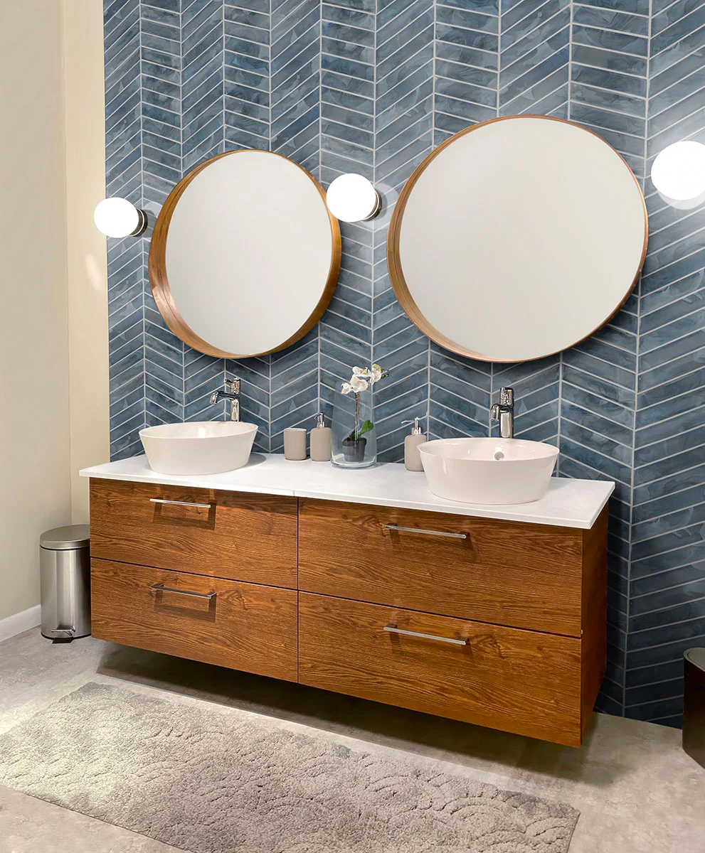 Blue Shimmer Chevron 29.39/sf - Image 3
