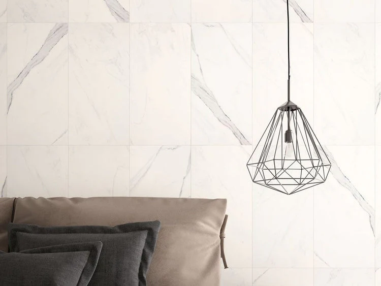 Calacatta Rectified Porcelain Tile 12x24 @4.99/sf, 24x24 @5.15/sf And 24x48 @6.00/sf