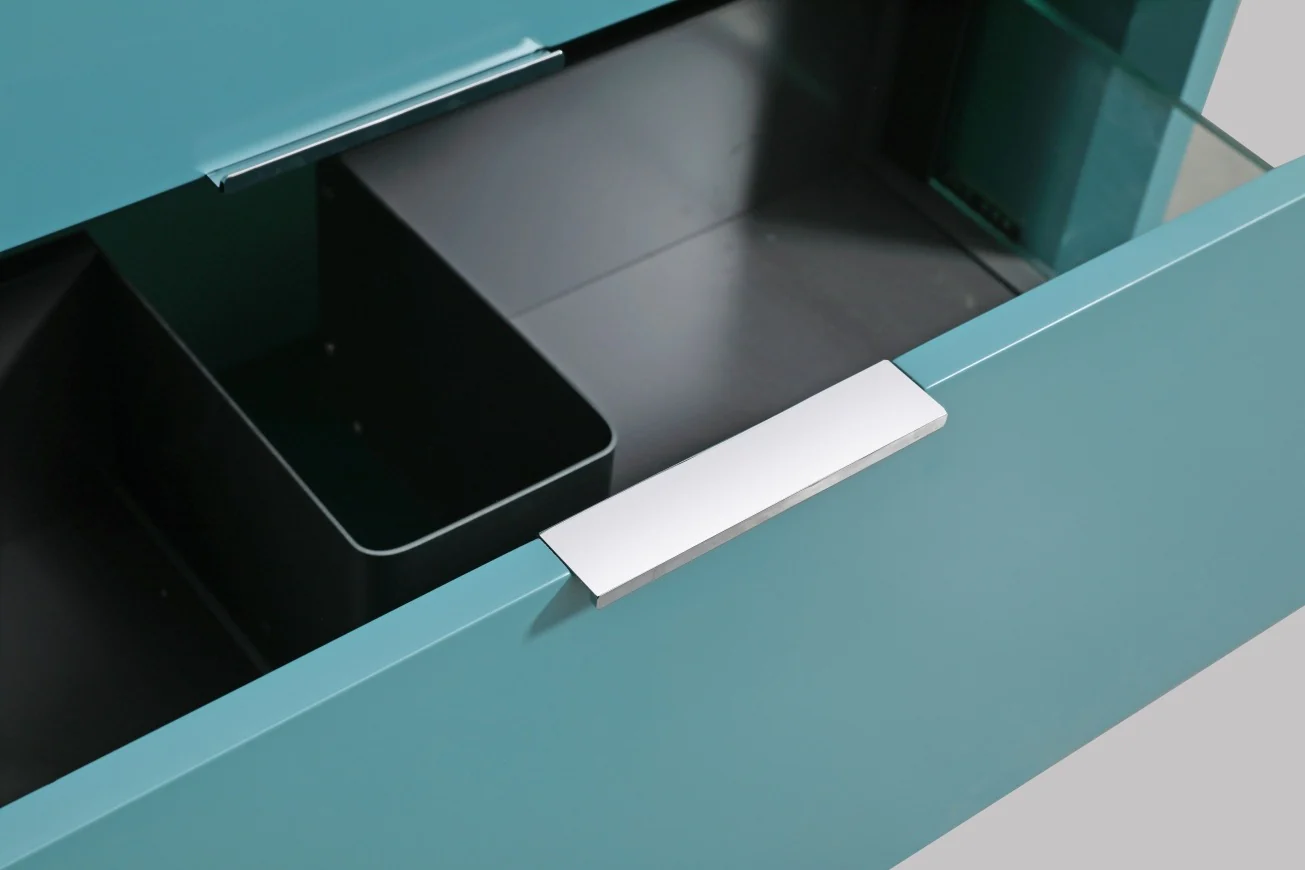 36″ Inch Nudo Kubebath Modern Bathroom Vanity In Teal Green Finish - Image 7