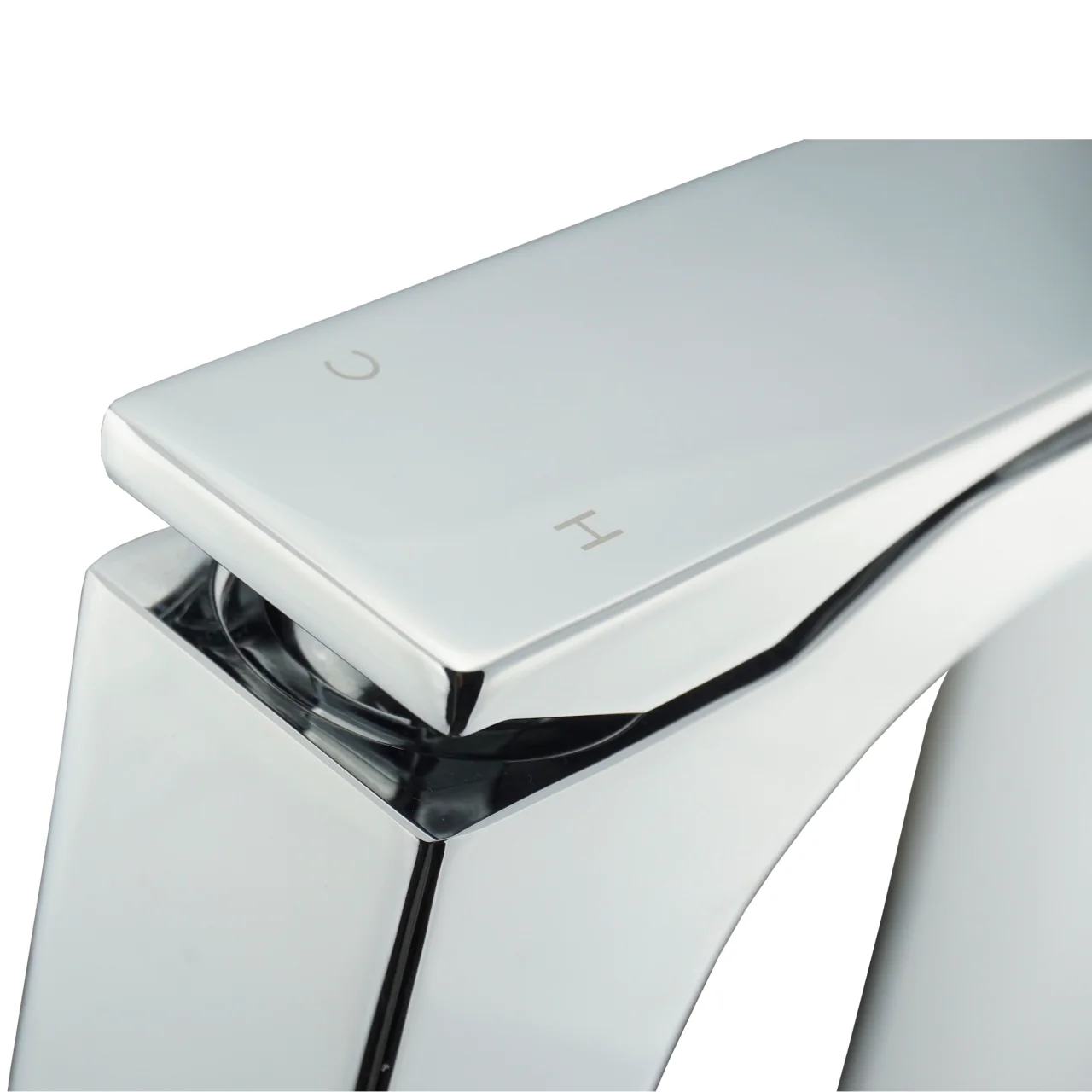 Kubebath Aqua Cascata Single Lever Bathroom Vanity Faucet – Chrome - Image 2