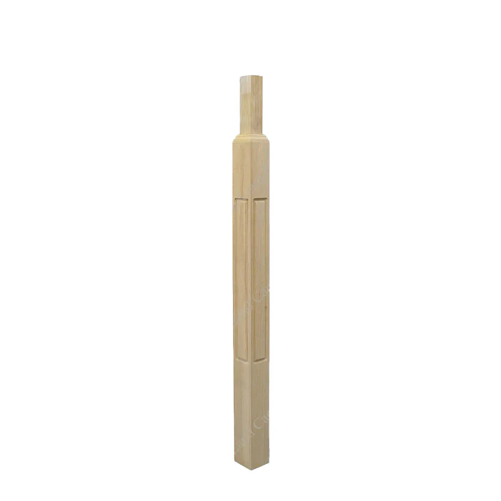 NF111 F11 Pin-Top Newel Post Embossed 2 3/4”*2 3/4”*44” Red Oak