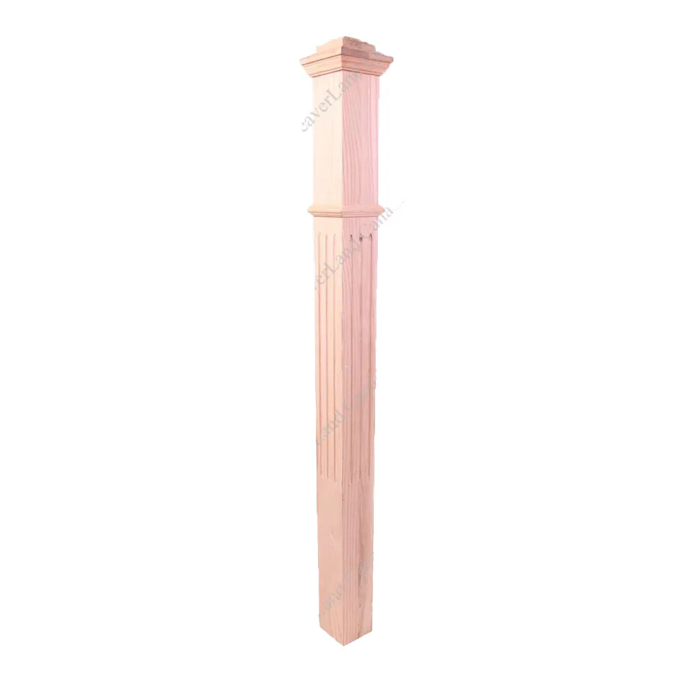 PF101 F1 Fluted 3 1/2”*48” Red Oak - Image 3