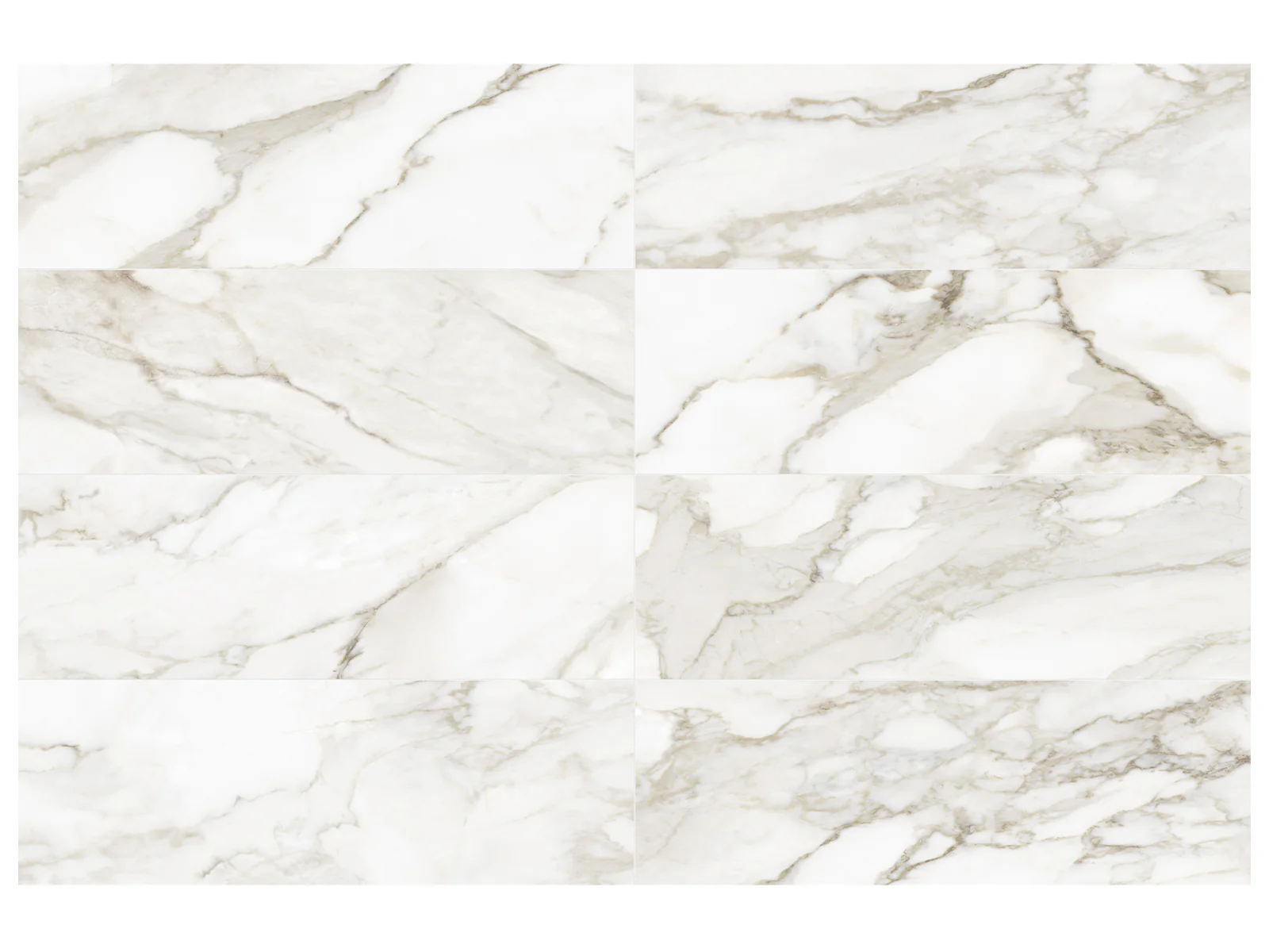Anatolia Raffino Calacatta Dolce 12x36 Rectified Matte @5.70/sf, 12x36 Curva/Alto Rectified Matte @6.00/sf and 3x12 @5.60/sf - Image 5