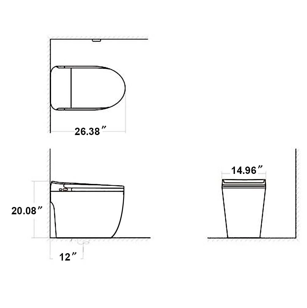 F&D Smart Toilet 6001-Sm - Image 4
