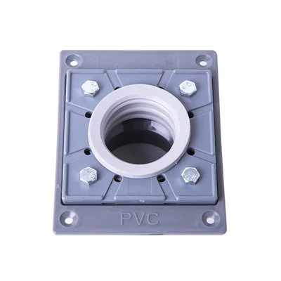 Square Shower Drain Base 4 3 / 8in X 5 9 / 16in X 3in (pvc) - Image 4