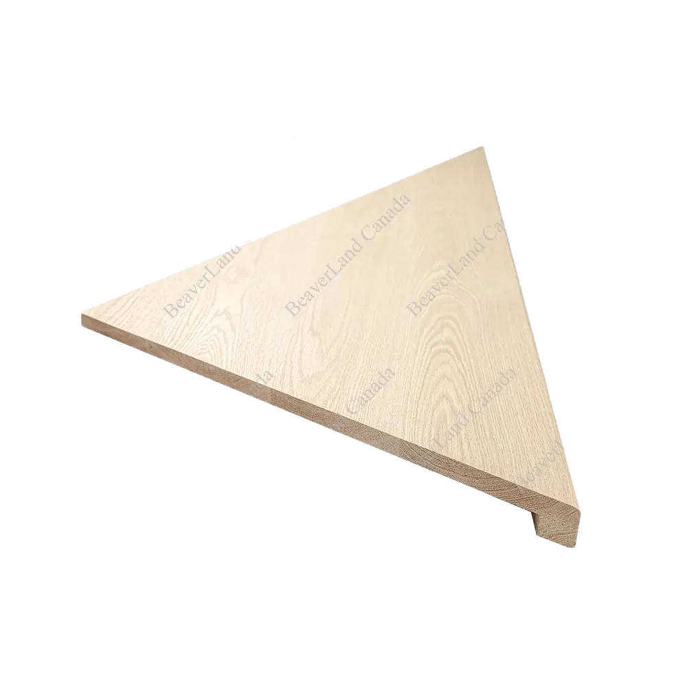 ST101 Set of the Triangle and Rhombus Square Edge Right Turn Red Oak - Image 3