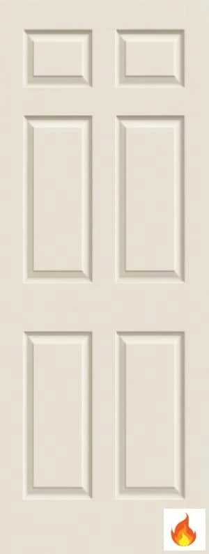 Six Panel Fire Rated Door With Knock Down Kit - Image 2
