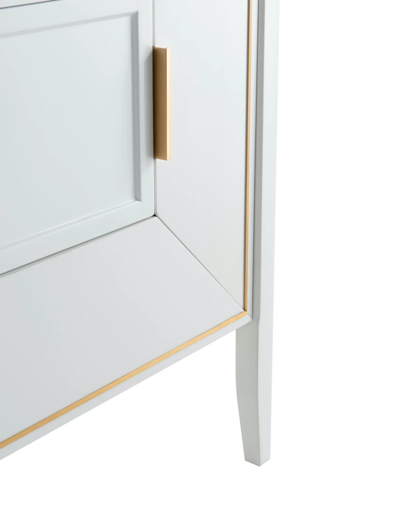 Vetro 48″ Inch Gloss White Vanity W/ Quartz Counter Top - Image 6