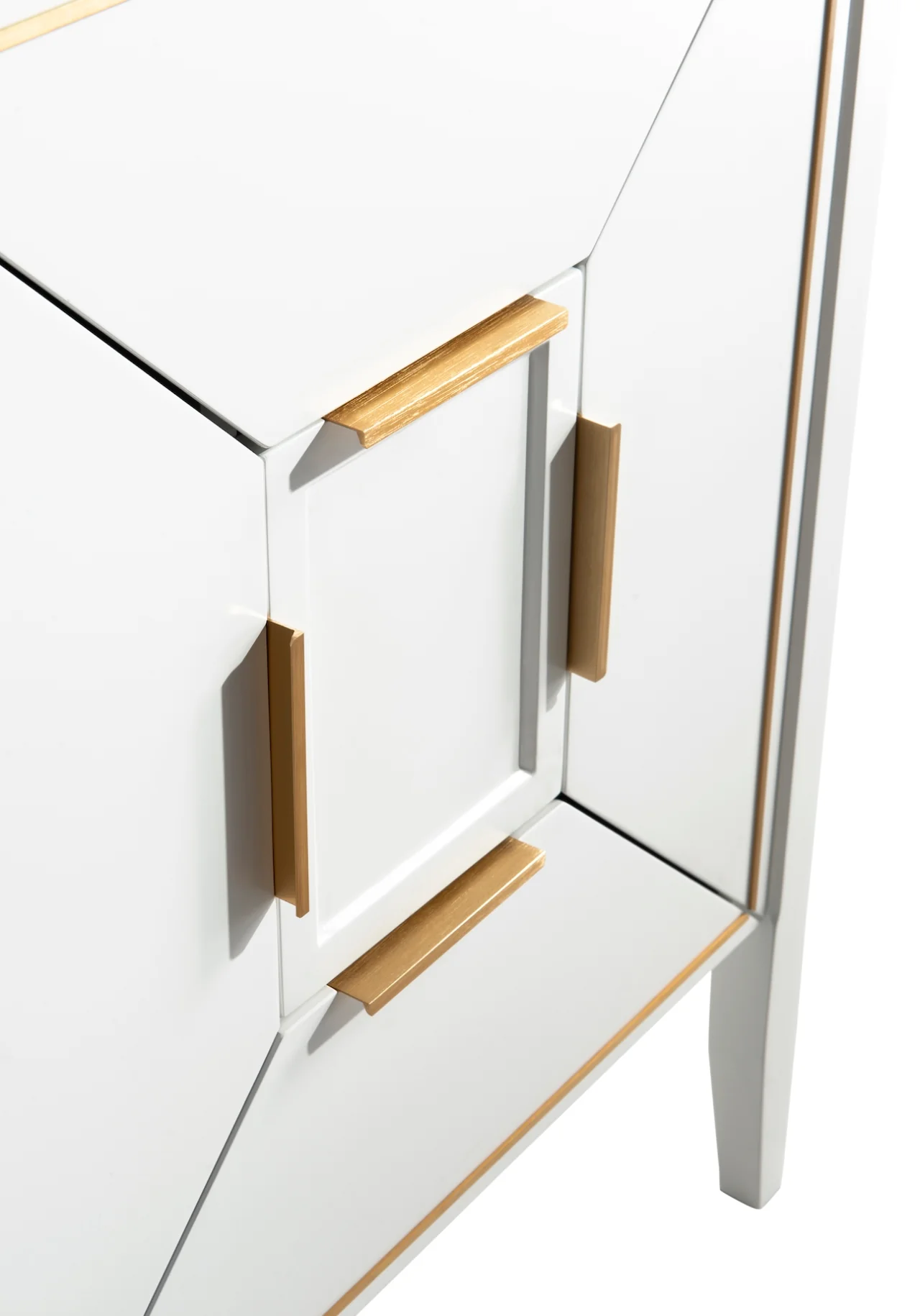 Vetro 60″ Inch Gloss White Vanity W/ Quartz Counter Top - Image 6